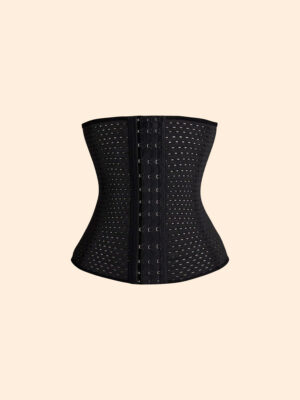 Gaine Amincissante pour Femmes Corset Plat en Latex Entraîneur de Taille Sport