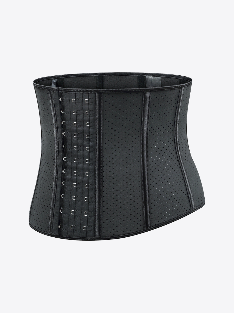 Gaine Ventre Plat Pour Femme - Lot De 2 Ceintures Abdominales Post-partum, Taille L (50-55kg), Noir